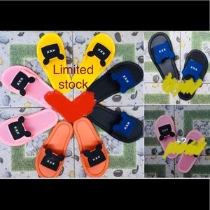 Elmo and Mickey Slippers